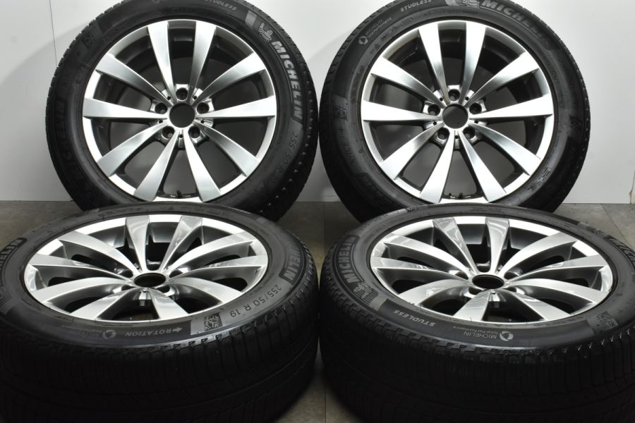 程度良好品】MOTEC GLEN 19in 9J +48 PCD120 ミシュラン X-ICE3+ 255/50R19 BMW X5 E70 F15  X6 E71 F16 交換用 中古 スタッドレスタイヤホイールセット | パーツ販売ナンバーワン