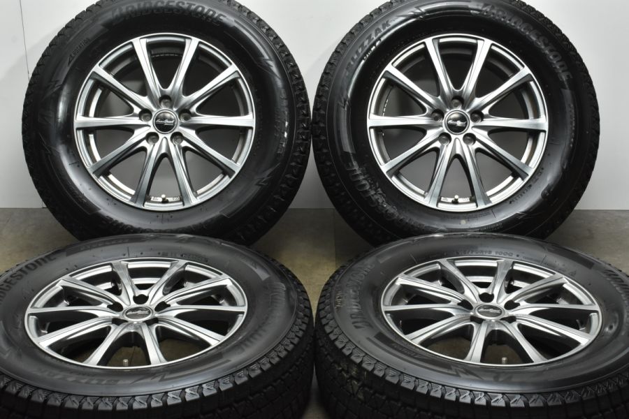バリ溝 美品】ユーロスピード 16in 6J +43 PCD100 ブリジストン 