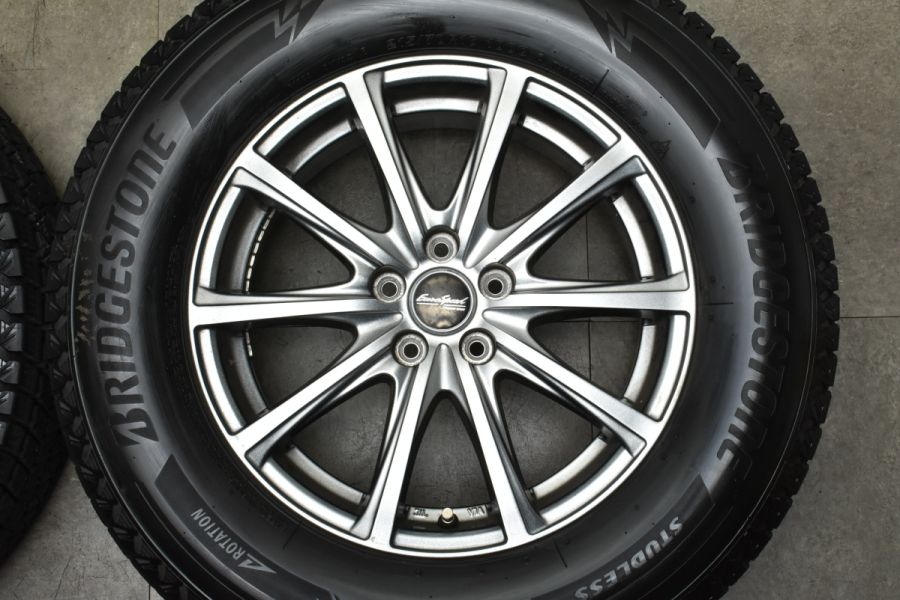 バリ溝 美品】ユーロスピード 16in 6J +43 PCD100 ブリジストン