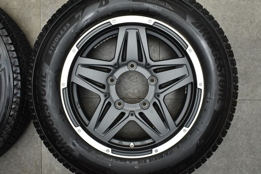 2022製 バリ溝 美品】マッドクロス JB-01 16in 5.5J +20 PCD139.7