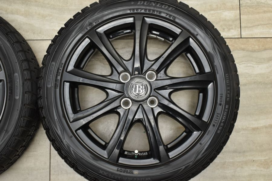 S660専用サイズ】ブランドル 15in 4.5J +45 16インチ 6.5J +50 PCD100