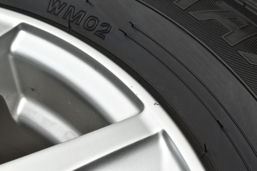 【バリ溝 美品】トヨタ車専用設計 JOKER 15in 6J +50 PCD114.3 ダンロップ ウィンターマックス WM02 195/65R15  ノア ヴォクシー