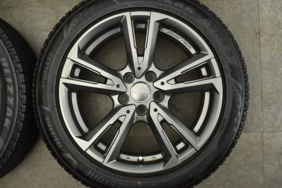 バリ溝 美品】ユーロテック GAYA SOLI 16in 6.5J +47 PCD100 