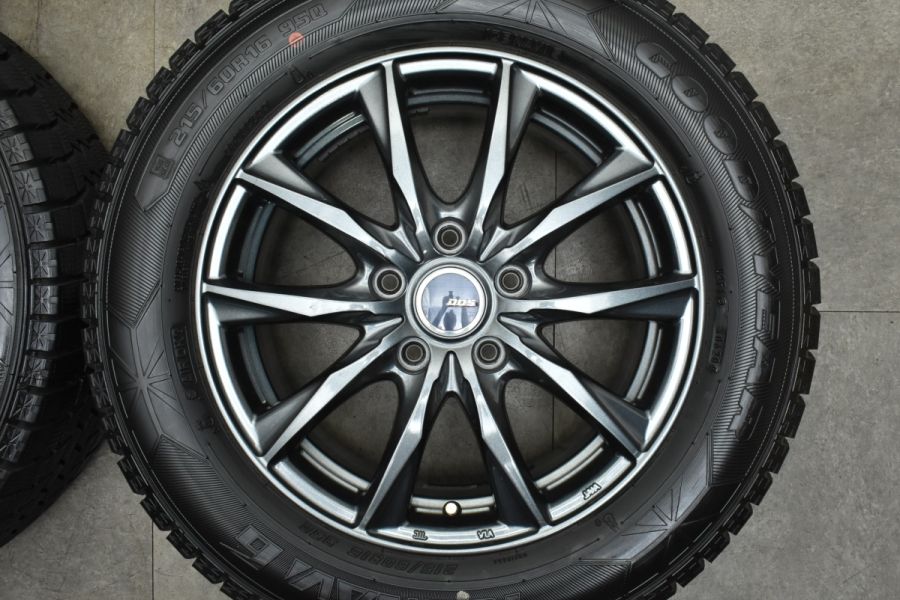 バリ溝‼️スタッドレスホイールセット215/60-16 グッドイヤー ヴェゼル