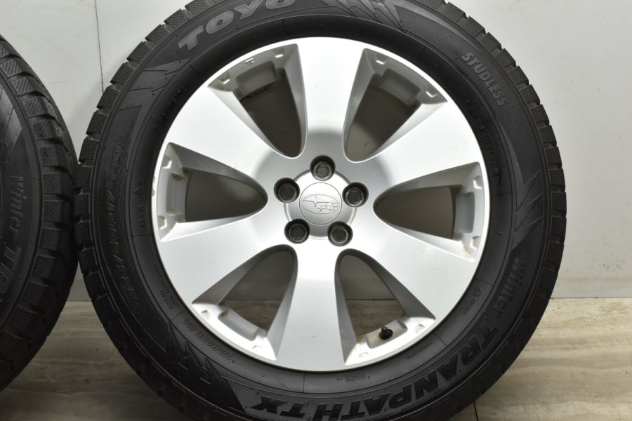 バリ溝】スバル レガシィアウトバック 純正 17in 7J +48 PCD100