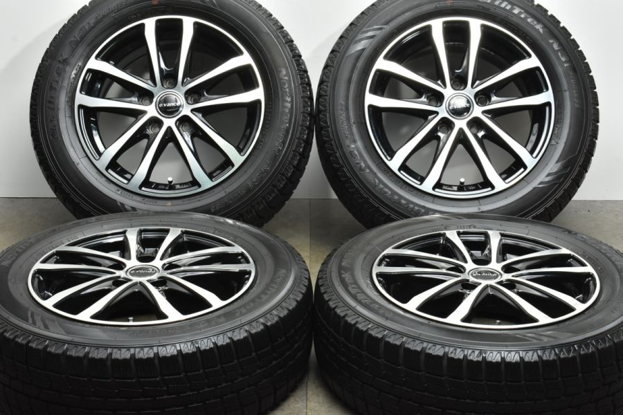 エヴァンス 15in 6J +53 PCD114.3 ノーストレック N3i 195/65R15 ノア 