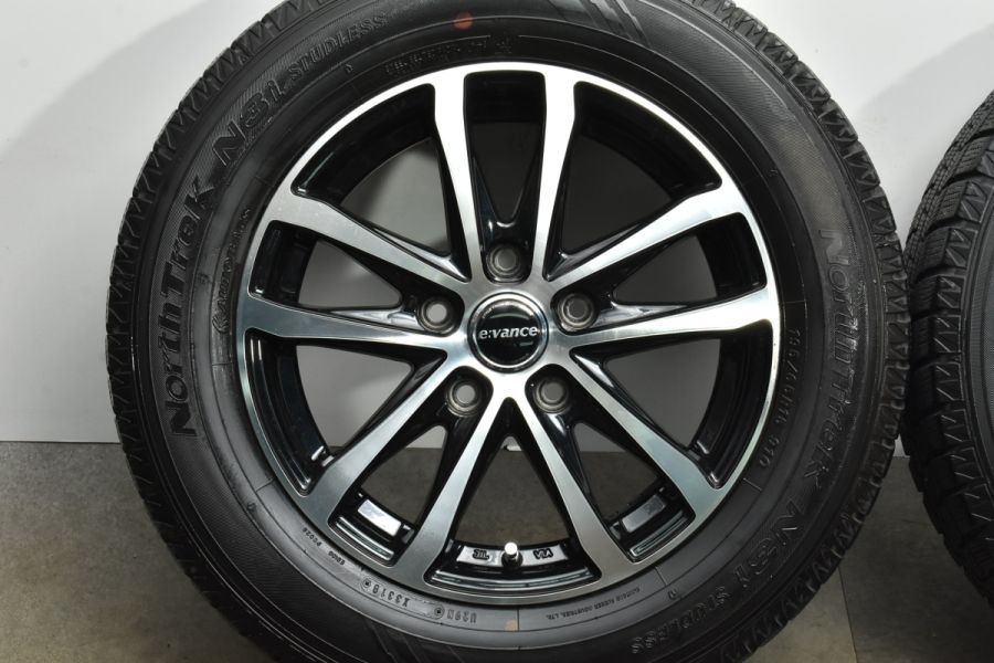 エヴァンス 15in 6J +53 PCD114.3 ノーストレック N3i 195/65R15 ノア 