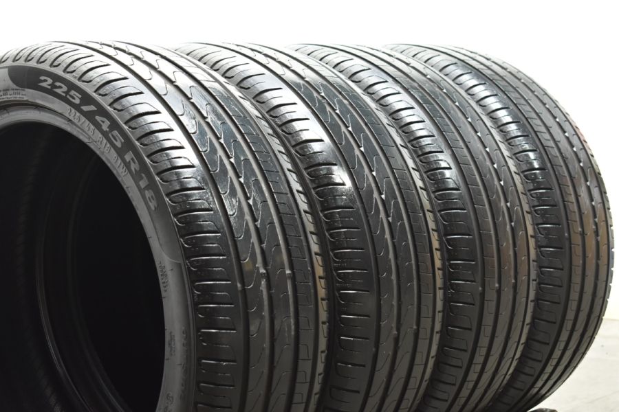 良好品】ピレリ チントゥラートP7 225/45R18 4本セット メルセデス承認 Aクラス Bクラス クラウン スカイライン BMW 2シリーズ  中古 タイヤのみ | パーツ販売ナンバーワン