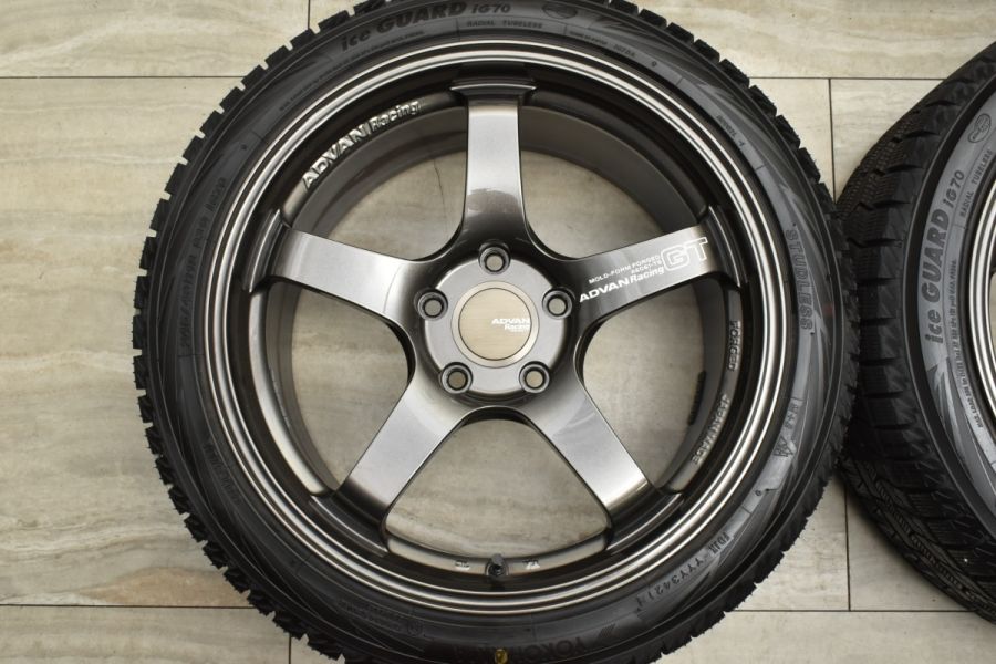 美品 バリ溝】アドバンレーシング GT 18in 9J +53 PCD120