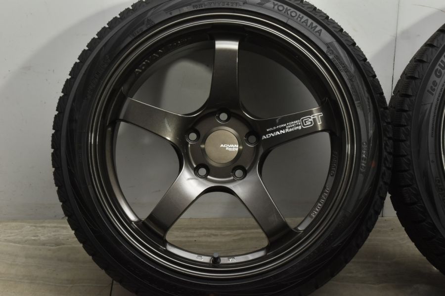 美品 バリ溝】アドバンレーシング GT 18in 9J +53 PCD120 ヨコハマ アイスガード iG70 245/40R18 FK2 FK8  FL5 シビック TYPE-R 中古 スタッドレスタイヤホイールセット | パーツ販売ナンバーワン