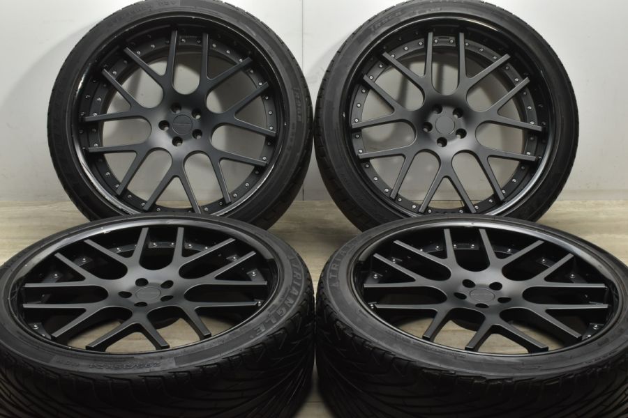 24インチ 鍛造】ハイパーフォージド HF-C7 24in 10.5J +13 +43 PCD112 2022年製 トライアングル 295/35R24  X166 GLSクラス FORGED 中古 タイヤホイールセット | パーツ販売ナンバーワン