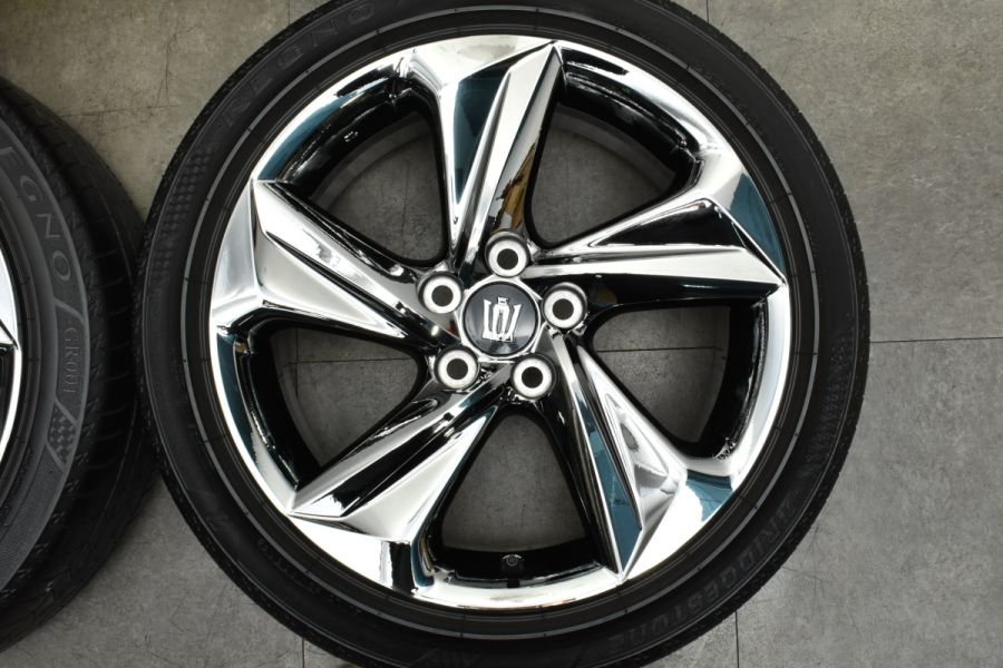 美品】トヨタ 220 クラウン RS 純正 18in 8J +45 PCD114.3 ブリヂストン レグノ GR001 225/45R18 カムリ  マークX エスティマ プリウスα 中古 タイヤホイールセット | パーツ販売ナンバーワン