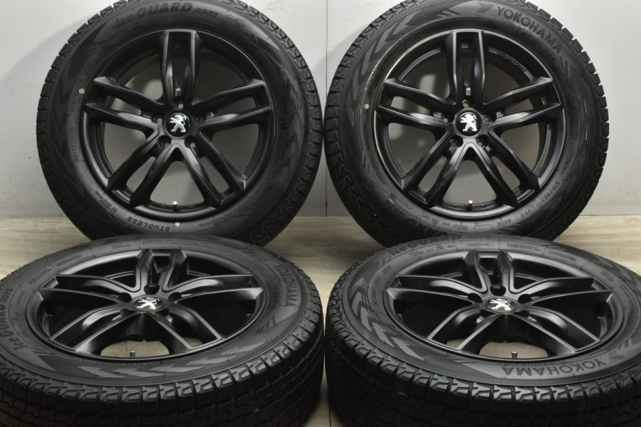 美品】ユーロテック 17in 7J +45 PCD108 ヨコハマ アイスガード G075 215/65R17 プジョー 3008 4008 408  交換用 スタッドレス 中古 スタッドレスタイヤホイールセット | パーツ販売ナンバーワン