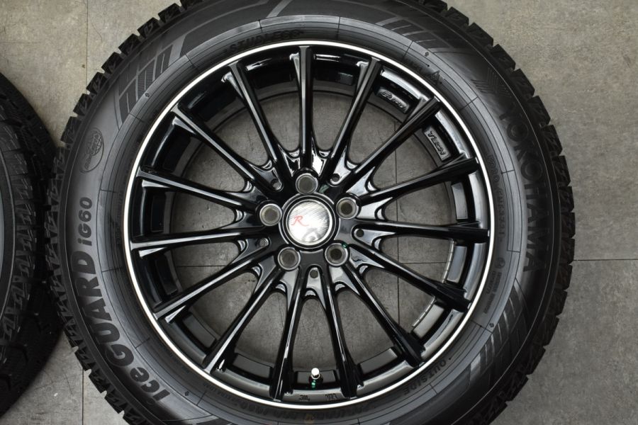 バリ溝 美品】ユーロテック 16in 6.5J +37 PCD100 ヨコハマ アイス