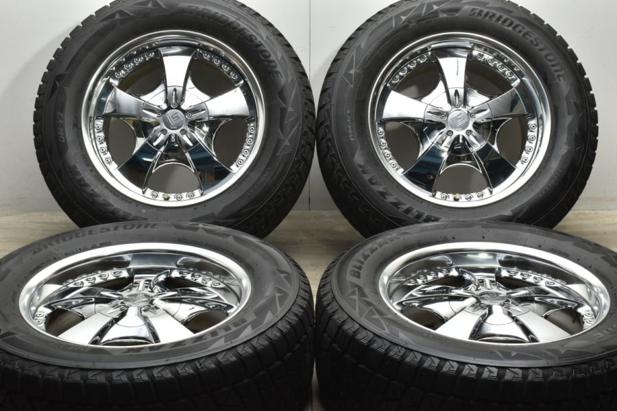 程度良好品】WORK LXS-FR 18in 8J +26 PCD139.7 ブリヂストン