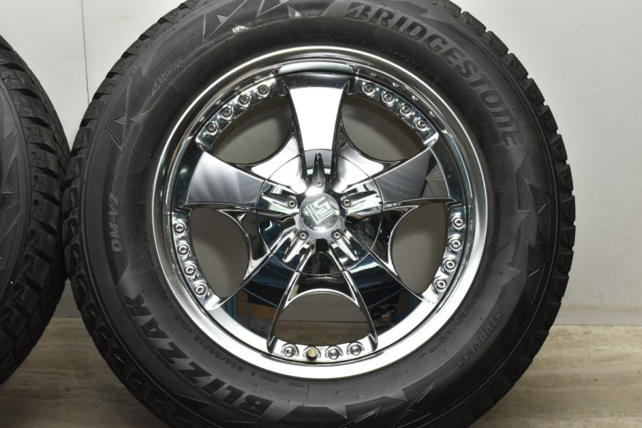 程度良好品】WORK LXS-FR 18in 8J +26 PCD139.7 ブリヂストン