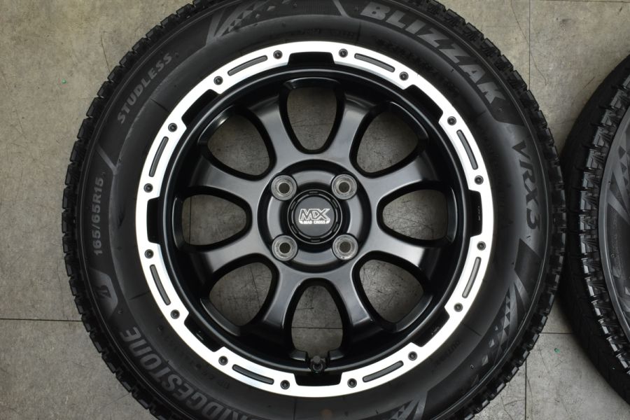 バリ溝 美品】マッドクロス グレイス 15in 4.5J +45 PCD100