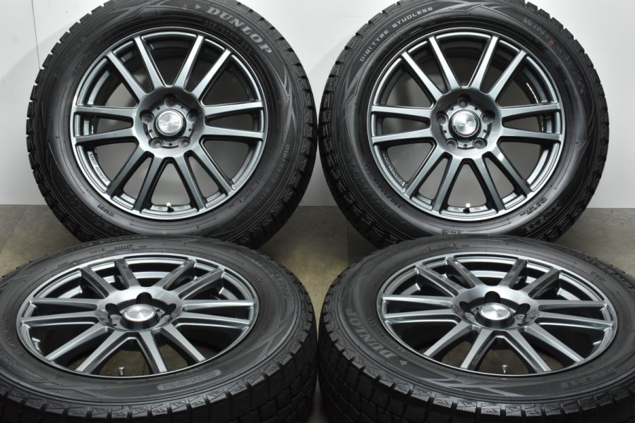 バリ溝 美品】DP DEVOTION 17in 7J +53 PCD114.3 ダンロップ ウィンターマックス WM01 225/60R17  クロストレック フォレスター 中古 スタッドレスタイヤホイールセット | パーツ販売ナンバーワン