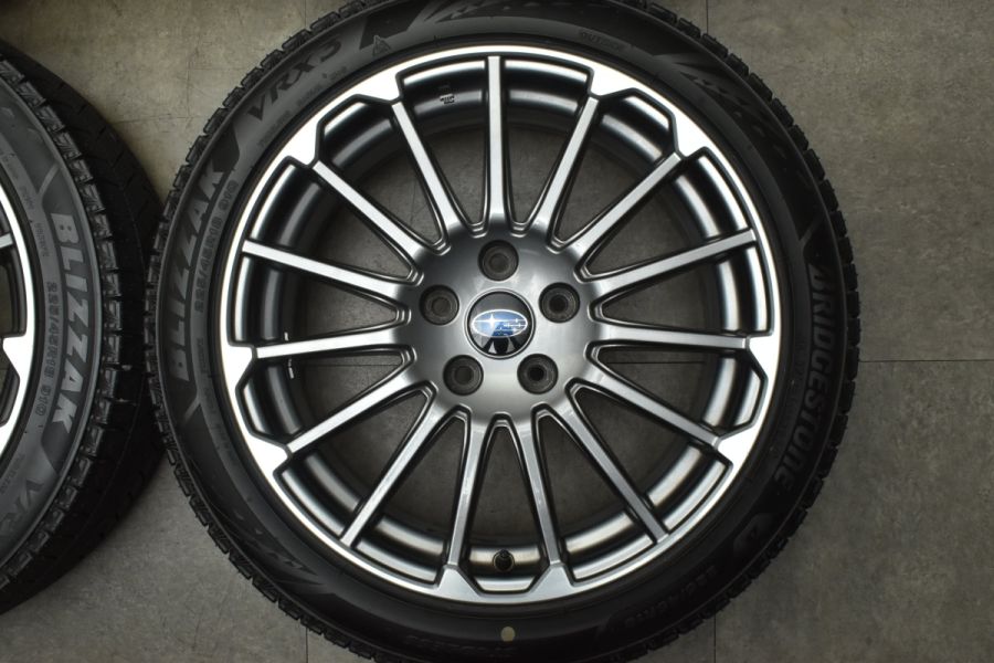 2022年製 バリ溝】スバル レヴォーグ STI 純正 18in 7.5J +55