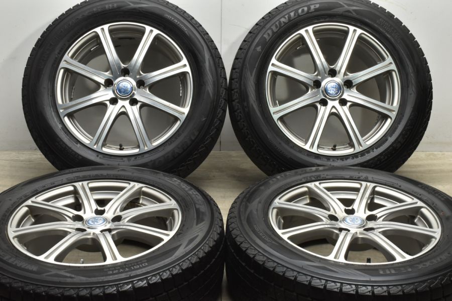 TRG 17in 7J +38 PCD114.3 ダンロップ ウィンターマックス SJ8 225/65R17 NX ハリアー RAV4 エクストレイル  エスクード 中古 スタッドレスタイヤホイールセット | パーツ販売ナンバーワン