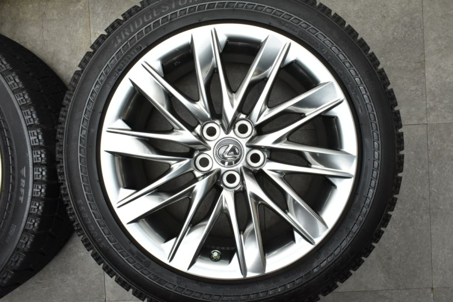 送料込レクサスLS純正ホイールタイヤセット 245/45R19 2023年製