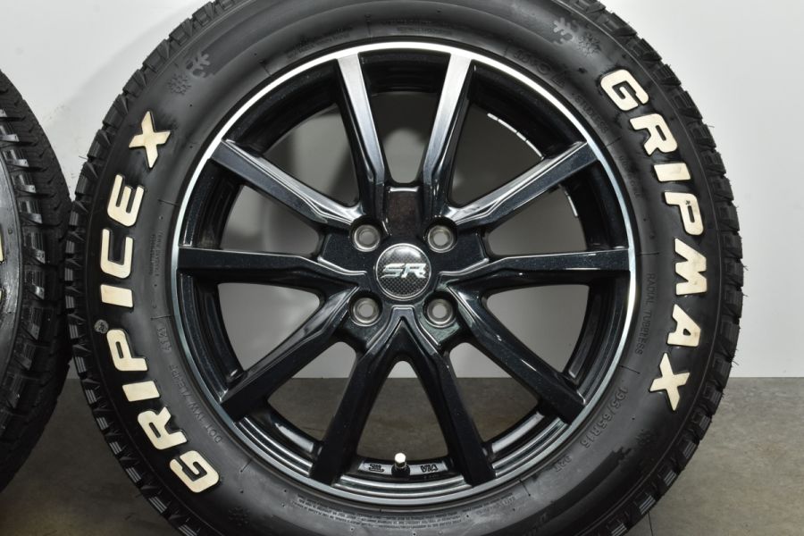 ホワイトレター超バリ溝】ストレンジャー 16in 6J+40 PCD100 GRIPMAX