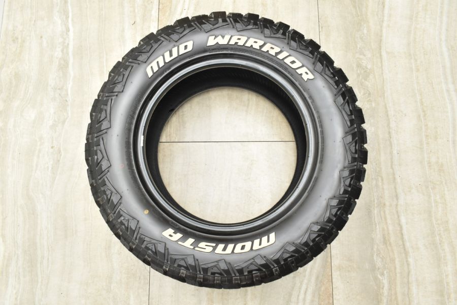 バリ溝 ホワイトレター】モンスタ MONSTA MUD WARRIOR LT285/60R18 4本セット ランドクルーザー プラド ハイラックス  Gクラス 中古 タイヤのみ | パーツ販売ナンバーワン