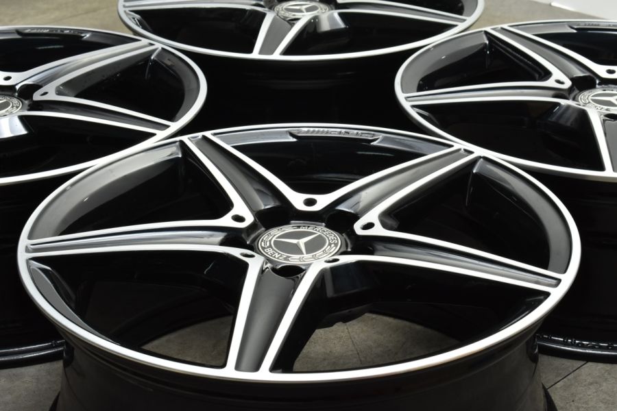 美品】メルセデス ベンツ W205 Cクラス 純正 18in 7.5J +44 PCD112 4本 