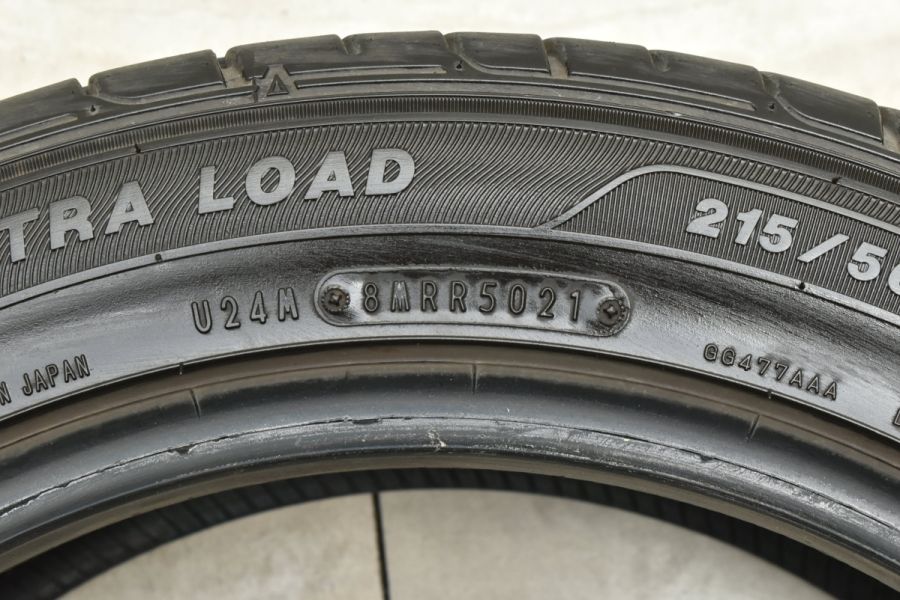 【良好品】グッドイヤー イーグルLS EXE 215/50R17 4本セット プリウスα オデッセイ ジューク レヴォーグ MAZDA3 アクセラ  交換用