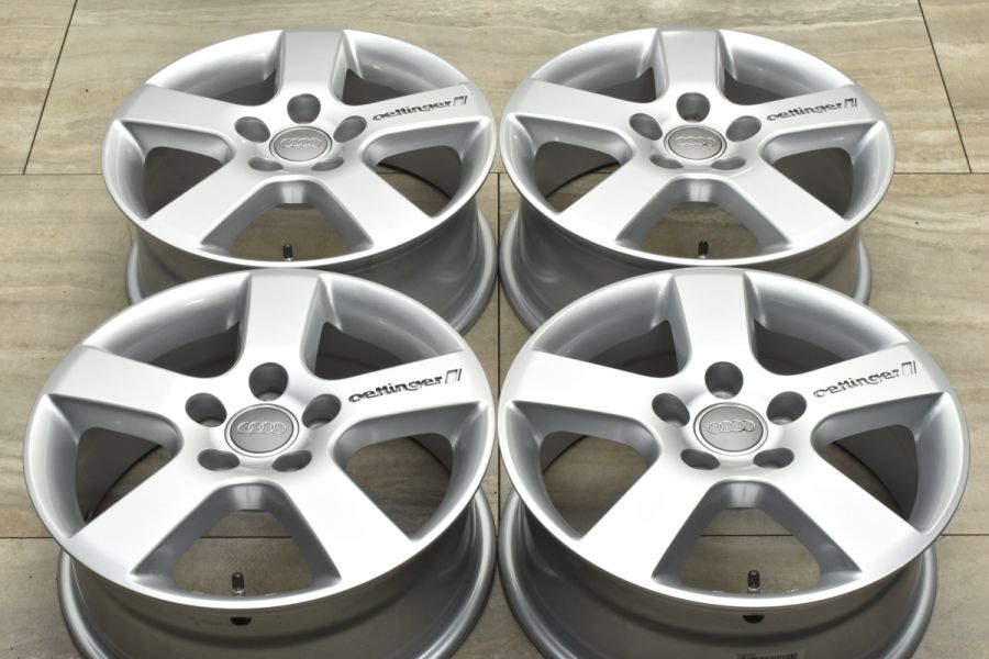 美品】エッティンガー RX 16in 6.5J +47 PCD112 ハブ径57.1ｍｍ 4本 アウディ 8P A3 スポーツバック Q2 VW AU  ゴルフ スタッドレス用 中古 ホイールのみ | パーツ販売ナンバーワン