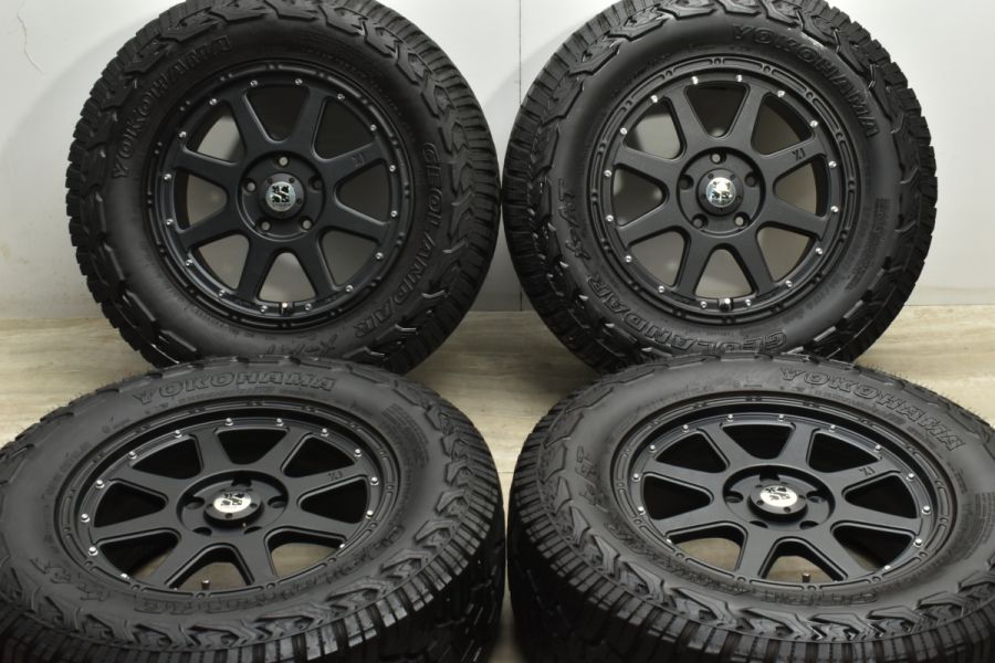 バリ溝 美品】エクストリームJ 17in 7.5J +40 PCD127 ヨコハマ 