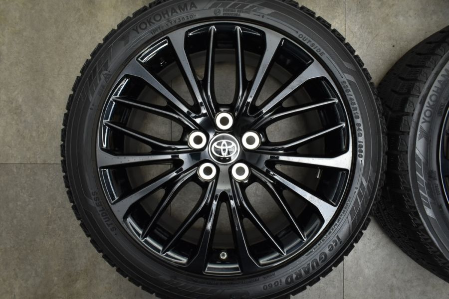 希少 美品】トヨタ 70 カムリ ブラックエディション 純正 18in 8J +50 PCD114.3 ヨコハマ 235/45R18 マークX  プリウスα 流用 中古 スタッドレスタイヤホイールセット | パーツ販売ナンバーワン