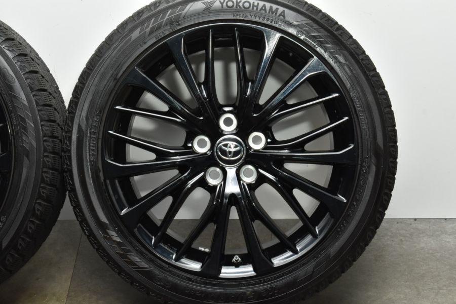 希少 美品】トヨタ 70 カムリ ブラックエディション 純正 18in 8J +50 PCD114.3 ヨコハマ 235/45R18 マークX  プリウスα 流用 中古 スタッドレスタイヤホイールセット | パーツ販売ナンバーワン