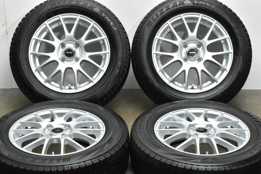 バリ溝 VRX2付】トップラン 15in 5.5J+50 PCD100 ブリヂストン