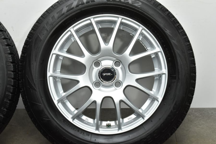 バリ溝 VRX2付】トップラン 15in 5.5J+50 PCD100 ブリヂストン