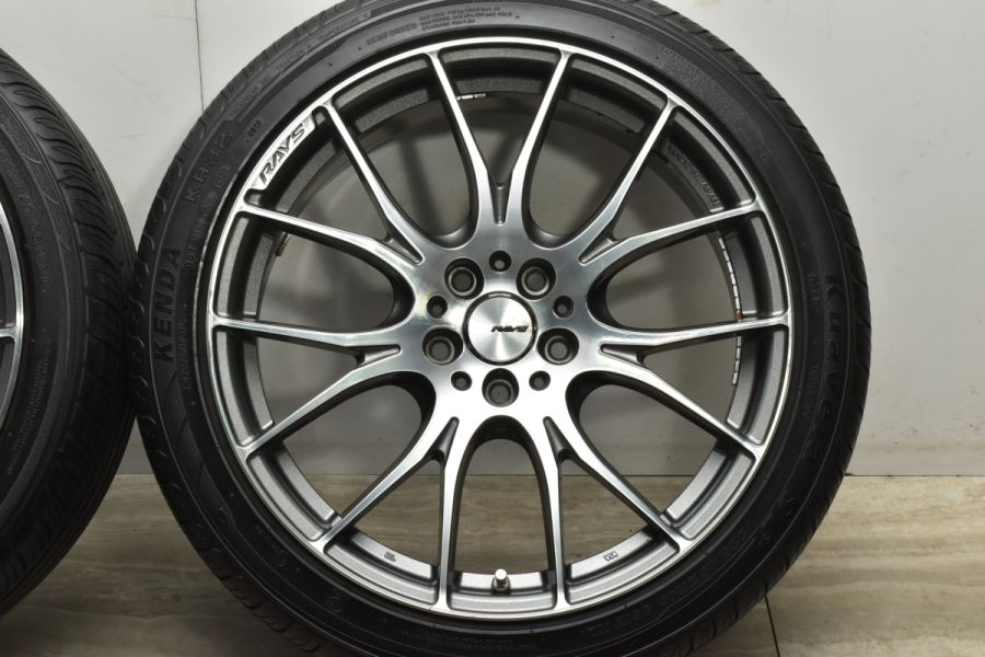 良好品】RAYS HOMURA 2×7 19in 8J +48 PCD114.3 ケンダ KUAVELA SL 225/45R19 C-HR ヴェゼル  アテンザ MAZDA6 CX-30 MX-30 中古 タイヤホイールセット | パーツ販売ナンバーワン