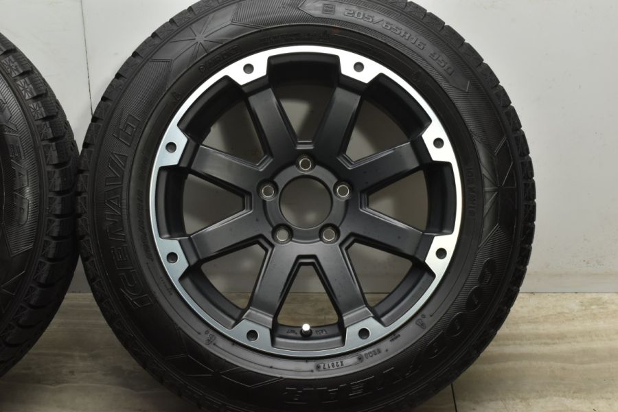 良好品】ロックケリー MX-1 16in 7J +38 PCD114.3 グッドイヤー アイス