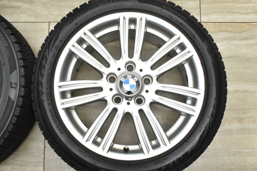 正規品】BMW F20 1シリーズ Mスポーツ 純正 17in 7.5J+43 8J+53 PCD120 ブリヂストン ブリヂストン VRX2 225/ 45R17 ダブルスポーク383M 中古 スタッドレスタイヤホイールセット | パーツ販売ナンバーワン