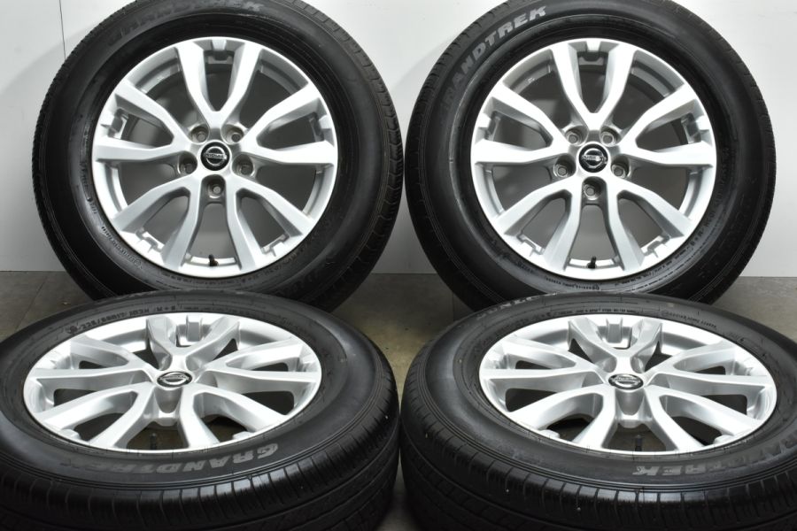 良好品】ニッサン T32 エクストレイル 純正 17in 7J +45 PCD114.3 ダンロップ グラントレック 225/65R17 ノーマル戻し  車検用 中古 タイヤホイールセット | パーツ販売ナンバーワン