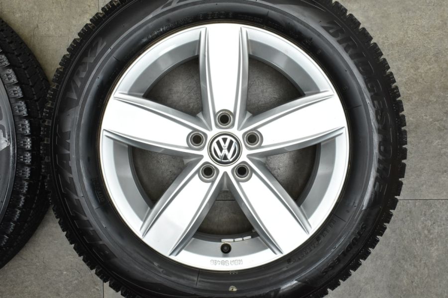 バリ溝 美品】VW ポロ 純正 オプション コルヴァーラ 15in 5.5J +40 