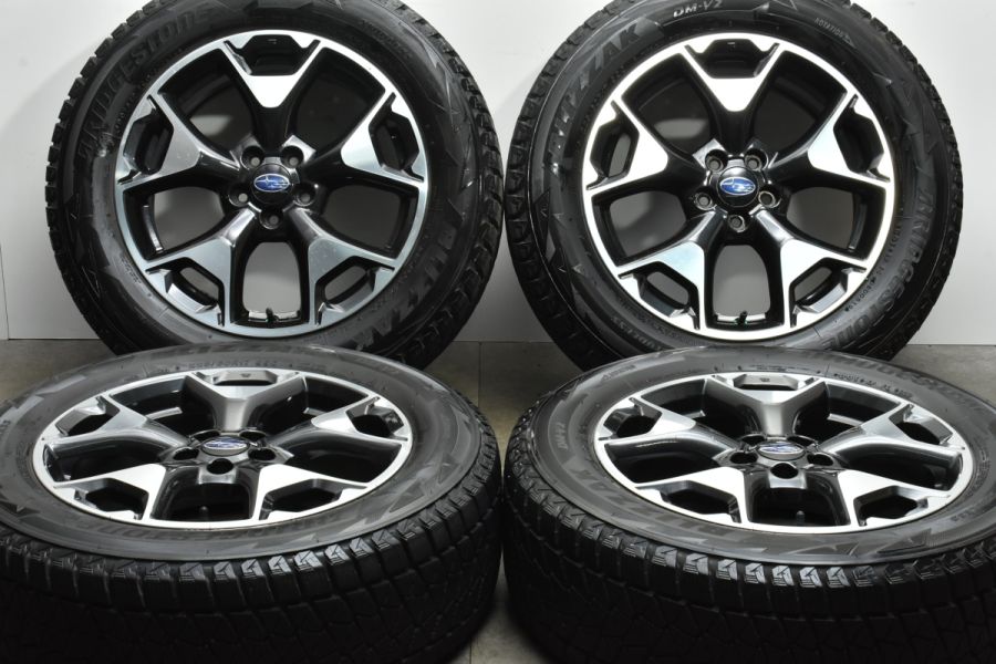 良好品】スバル XV 純正 17in 7J +55 PCD100 ブリヂストン ブリザック 