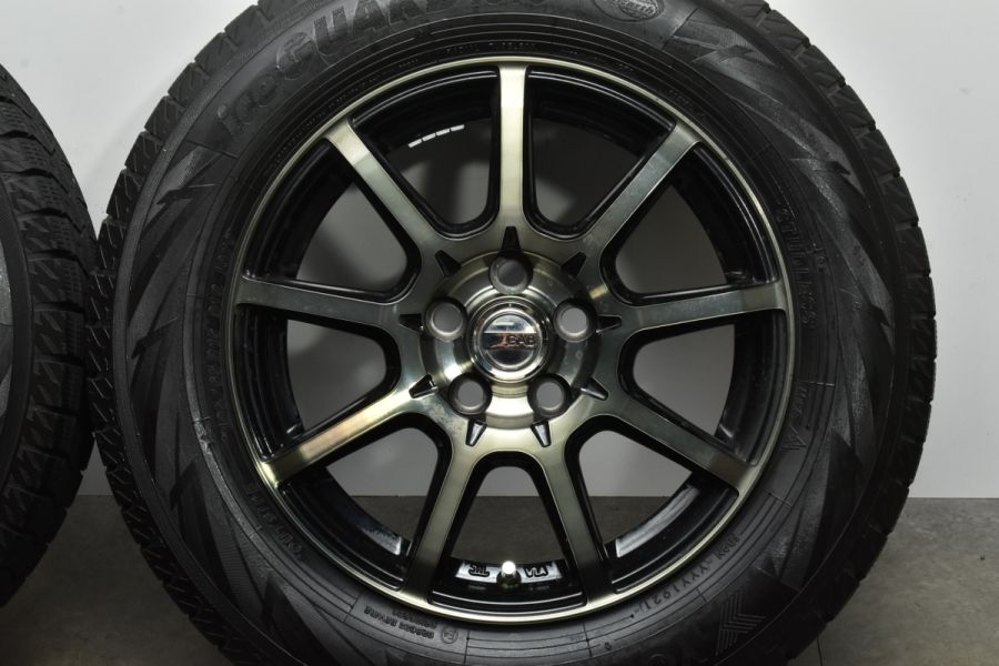 バリ溝 美品】GAB 15in 6.5J +40 PCD100 ヨコハマ アイスガード