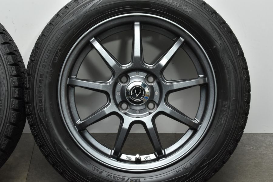 バリ溝】VATRRA 093 15in 5.5J +42 PCD100 ダンロップ