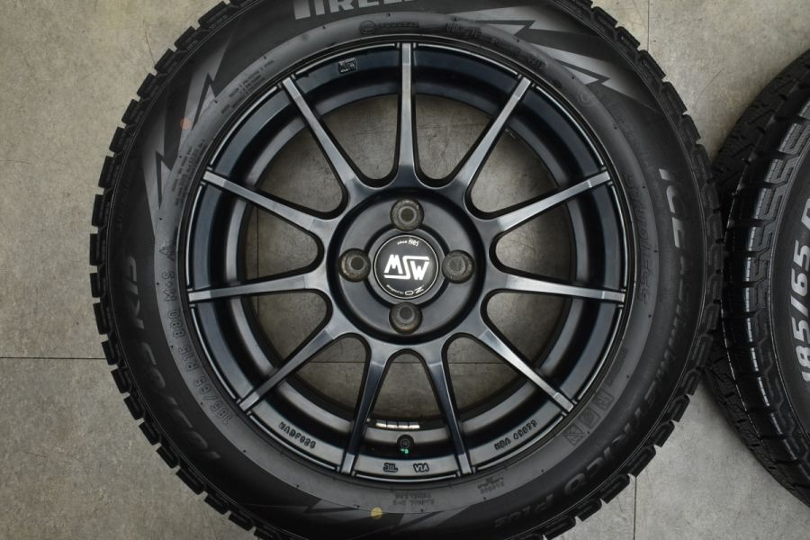 希少サイズ】MSW 85 15in 6J +40 PCD98 ピレリ アイスアシンメトリコ