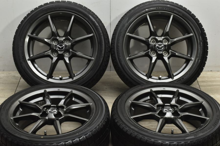 【ホイールのみ販売可能】マツダ ND ロードスター 純正 16in 6.5J +45 PCD100 ヨコハマ 195/50R16 ノーマル戻し  MAZDA2 デミオ NB 流用