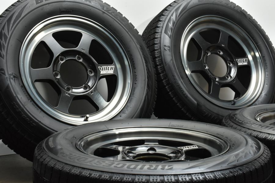 鍛造品】RAYS ボルクレーシング TE37X SB 16in 7JJ +38 PCD139.7 ブリヂストン ブリザック VRX2 215/65R16  ハイエース レジアス NV350 中古 スタッドレスタイヤホイールセット | パーツ販売ナンバーワン