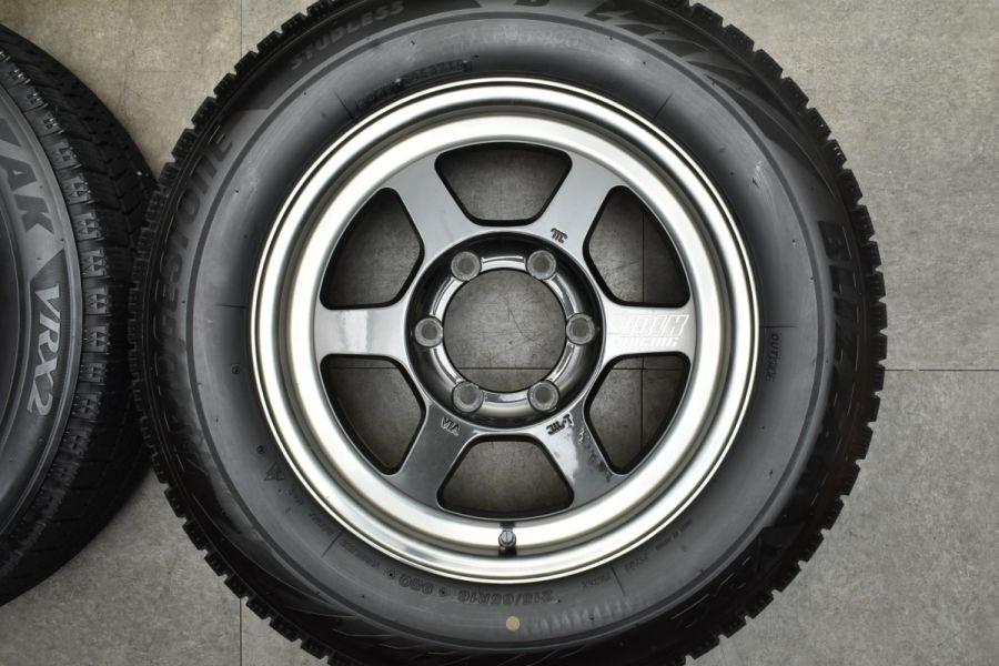 鍛造品】RAYS ボルクレーシング TE37X SB 16in 7JJ +38 PCD139.7 ブリヂストン ブリザック VRX2 215/65R16  ハイエース レジアス NV350 中古 スタッドレスタイヤホイールセット | パーツ販売ナンバーワン