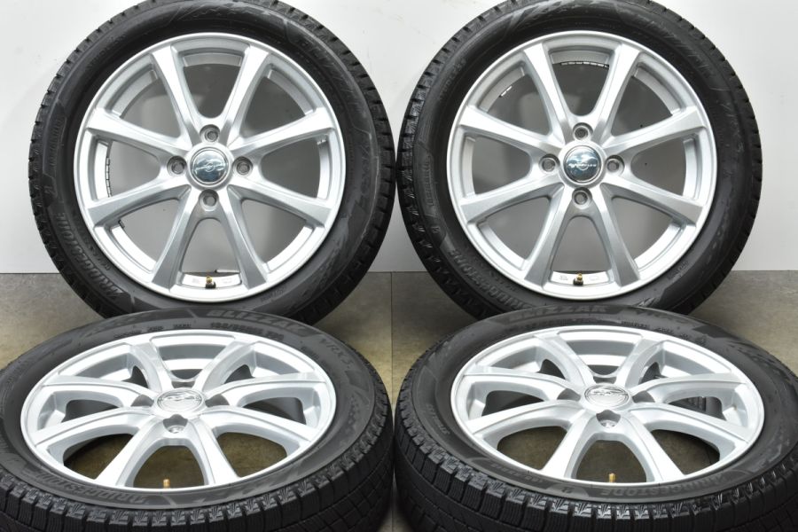 バリ溝 美品】エナジーライン 15in 4.5J +45 PCD100 ブリヂストン ブリザック VRX3 165/55R15 N-BOX デイズ  ワゴンR アルト タント 中古 スタッドレスタイヤホイールセット | パーツ販売ナンバーワン