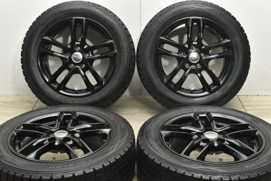 【アウディ 8X A1 純正サイズ】ユーロテック 15in 6J +38 PCD100 ダンロップ ウインターマックス 185/60R15  フォルクスワーゲン 6R ポロ