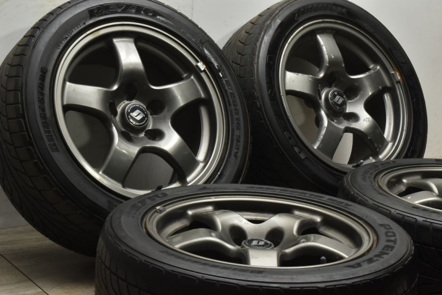 鍛造品】ニッサン BNR32 スカイライン GT-R 純正 16in 8J +30 PCD114.3 ブリヂストン 225/50R16 ノーマル戻し  シルビア 流用 GTR FORGED 中古 タイヤホイールセット | パーツ販売ナンバーワン